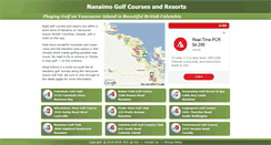 Desktop Screenshot of nanaimogolfcourses.com